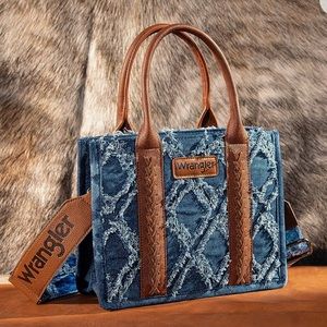 🆕Denim Wrangler Tote Crossbody Purse